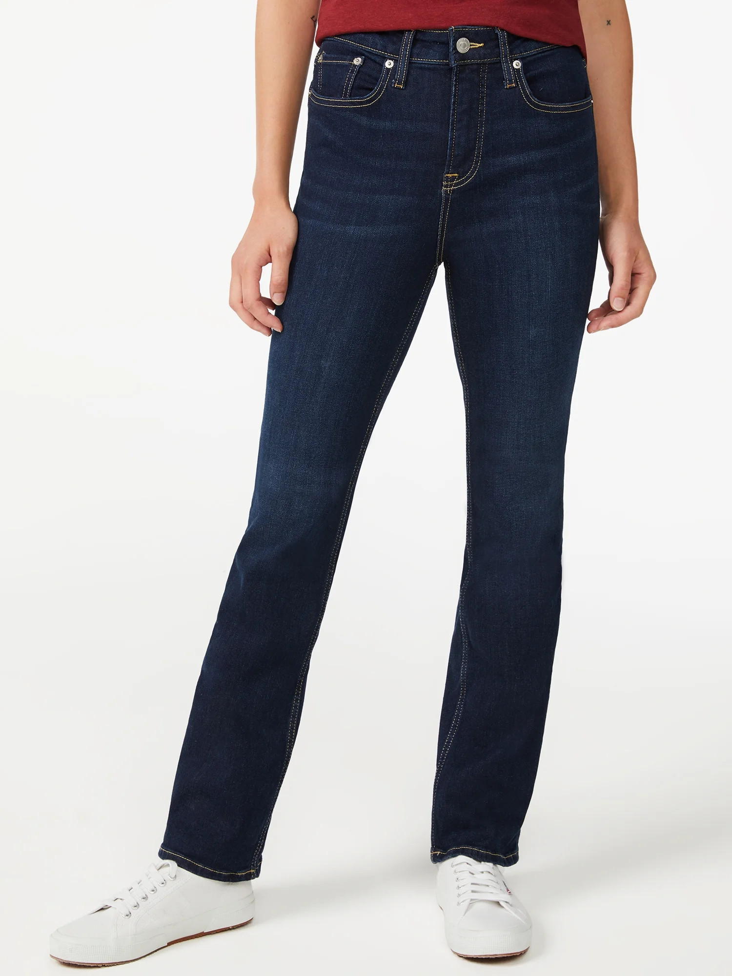 Free Assembly Women's High-Rise Bootcut Jeans | Walmart (US)