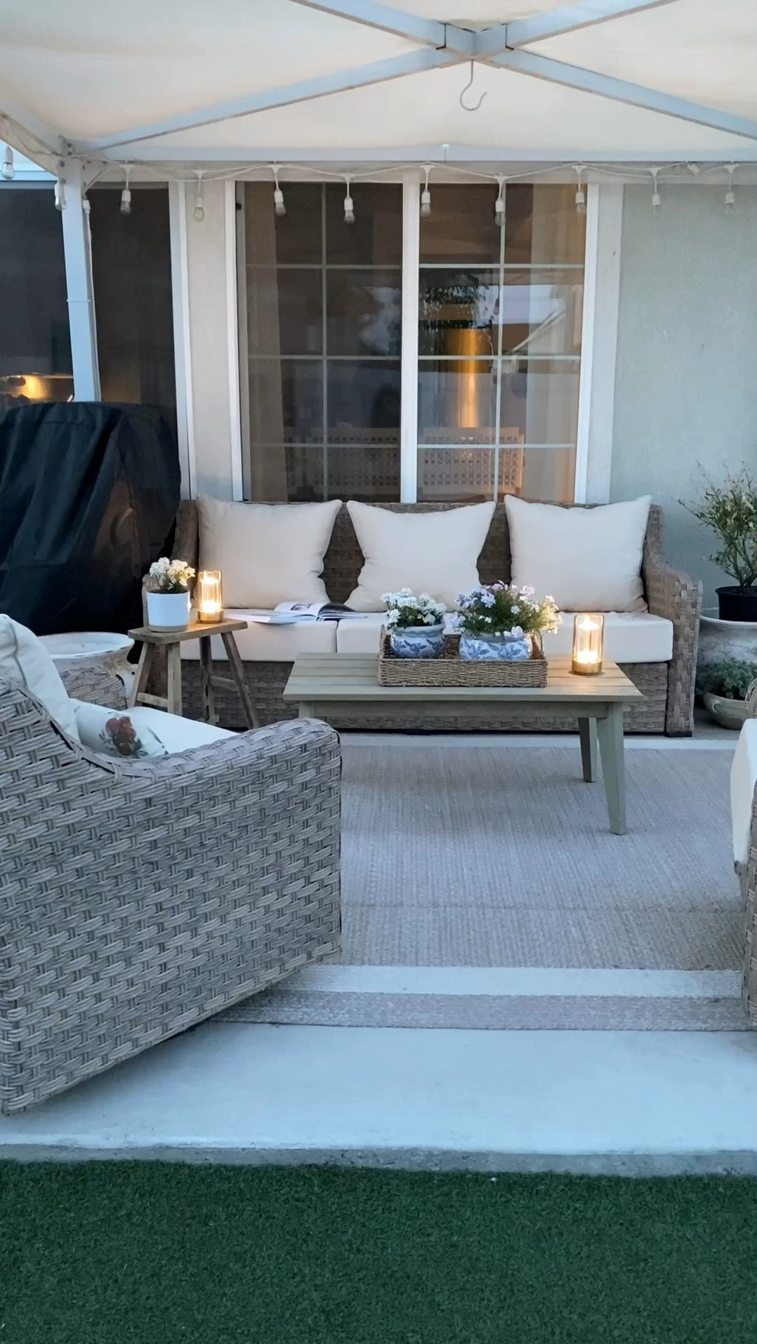 Been loving these brass rechargeable touch lanterns for the back patio, they’re absolutely beautiful! 🤍✨





#home #patio #outdoor #sofa #light #lamp #coffeetable #rug #amazon #walmart #finds #chair #style #transitional 

#LTKHome #LTKSeasonal #LTKStyleTip