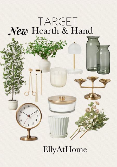 New Hearth and Hand spring collection at Target. Shop your favorites early! Home decor accessories, vases, greenery, florals, candles, candle accessories, potted greenery. Free shipping. 

#LTKhome #LTKfindsunder50
