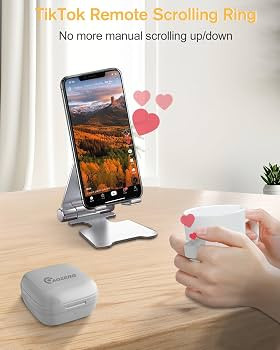 Remote Control for TikTok, Page Turner for Kindle App, Bluetooth Camera Video Recording Remote, S... | Amazon (US)