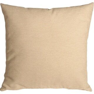 Pillow Decor - Arizona Chenille 16x16 Cream Throw Pillow | Bed Bath & Beyond