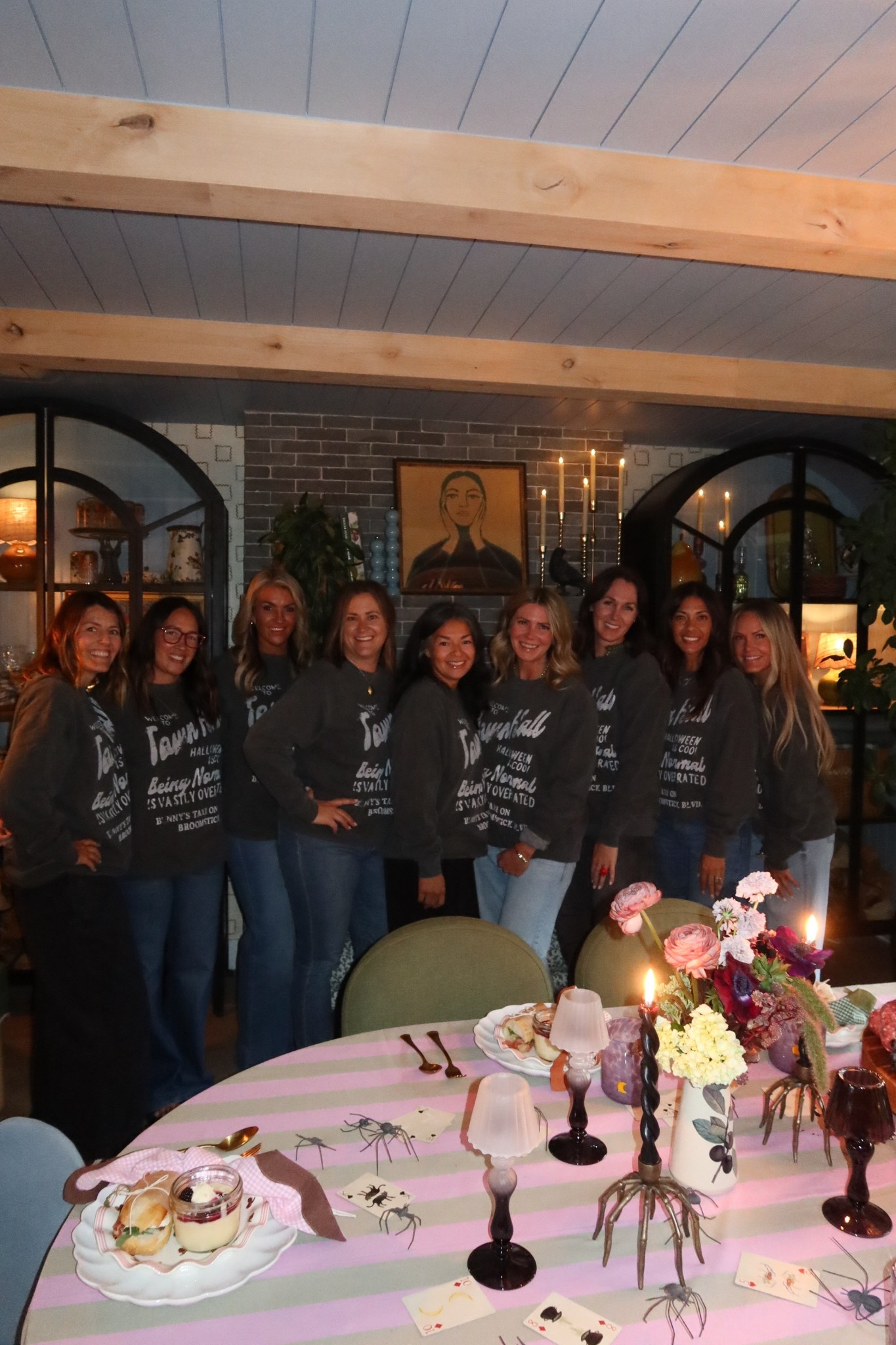 Code nestingwithgrace10 for 10% off!
Size up in sweatshirt! We all have on large.