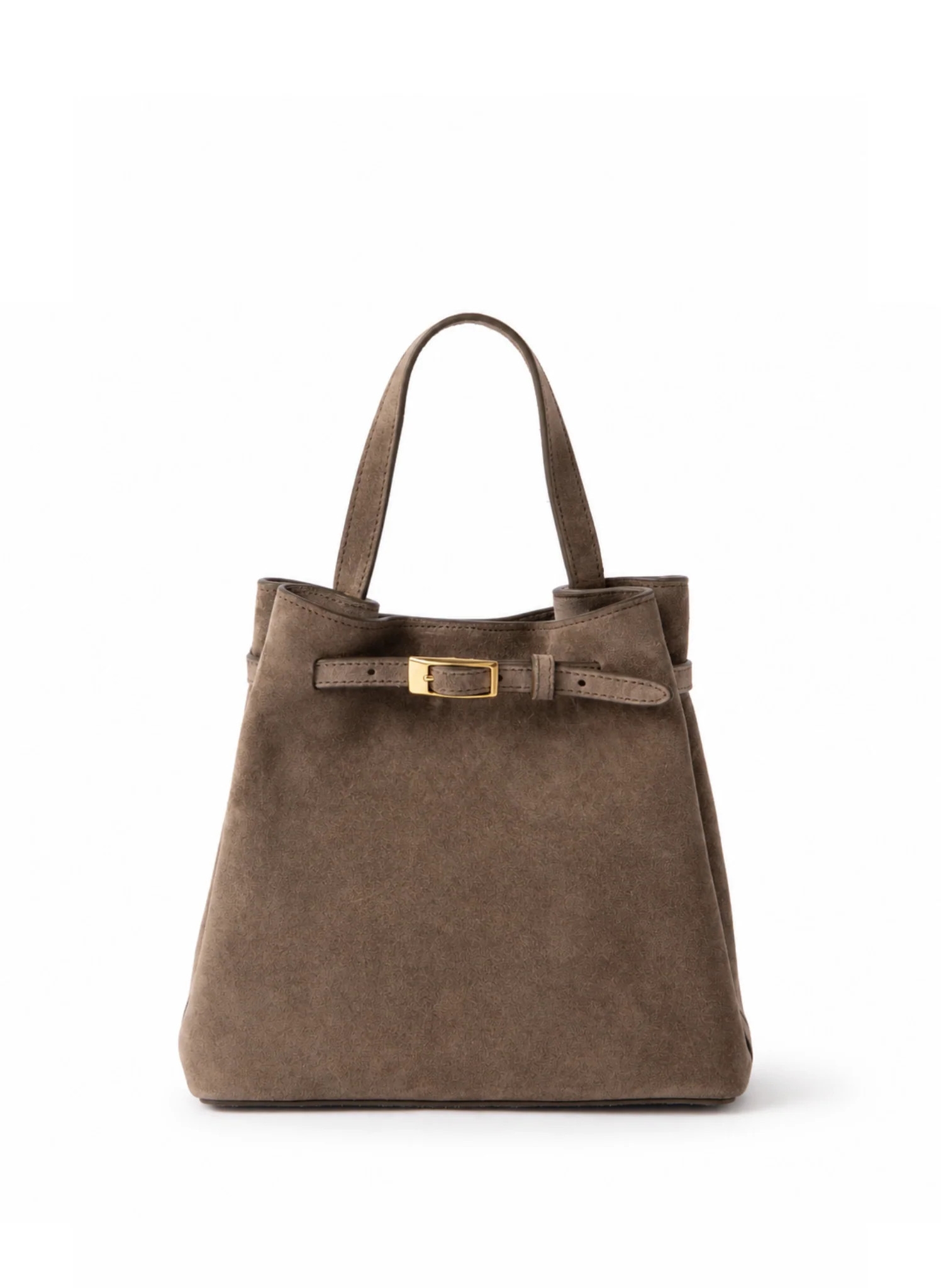 Belt Bag Small Suede Taupe - Small Tote Bag -Elleme | Elleme