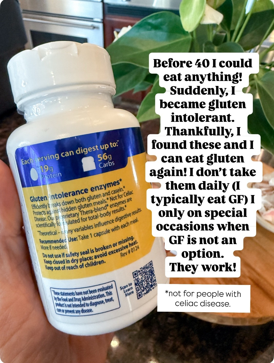 A great option is you are gluten intolerant.  This works if I to eat something gluten. 

#LTKOver40 #LTKSaleAlert #LTKTravel