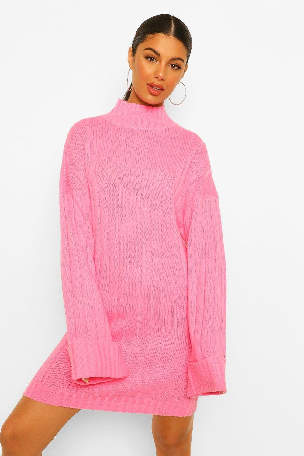 Maxi Wide Sleeve Wide Rib Sweater Dress | Boohoo.com (US & CA)