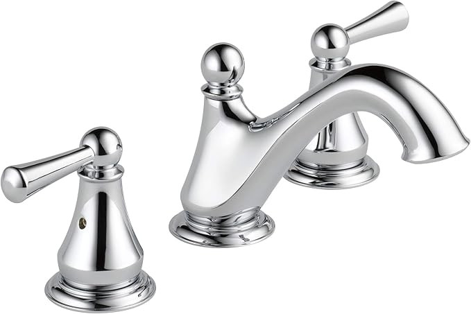 Delta Faucet Haywood Widespread Bathroom Faucet Chrome, Bathroom Faucet 3 Hole, Bathroom Sink Fau... | Amazon (CA)