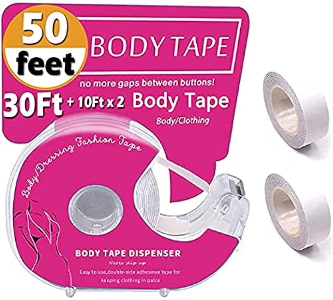 Womens Fashion Double Sided Tape for Clothing and Body, Clear Transparent Tape Suitable for All F... | Amazon (CA)