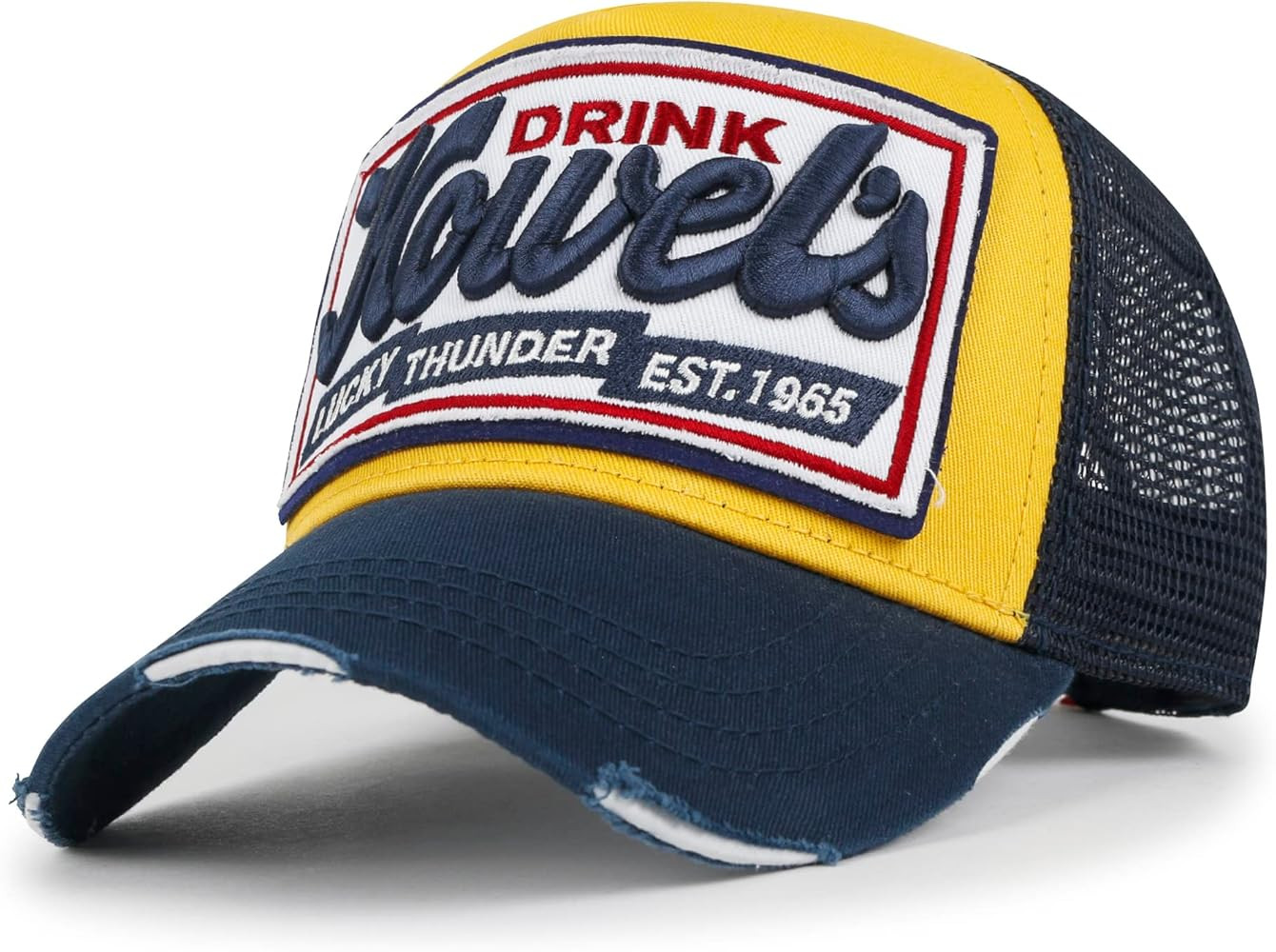 ililily PREMIUM Howels Embroidery Vintage Baseball Cap Distressed Trucker Hat | Amazon (US)