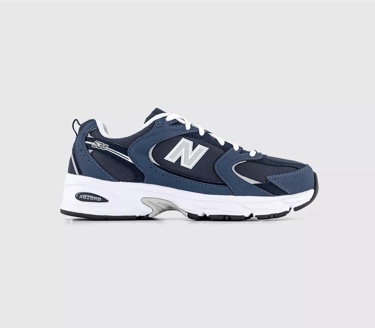 New Balance
								Mr530 Trainers
								Navy White Silver | OFFICE London (UK)