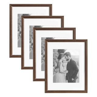 Kate and Laurel Adlynn 11 in. x 14 in. Bronze Picture Frame (Set of 4) 228310 - The Home Depot | The Home Depot