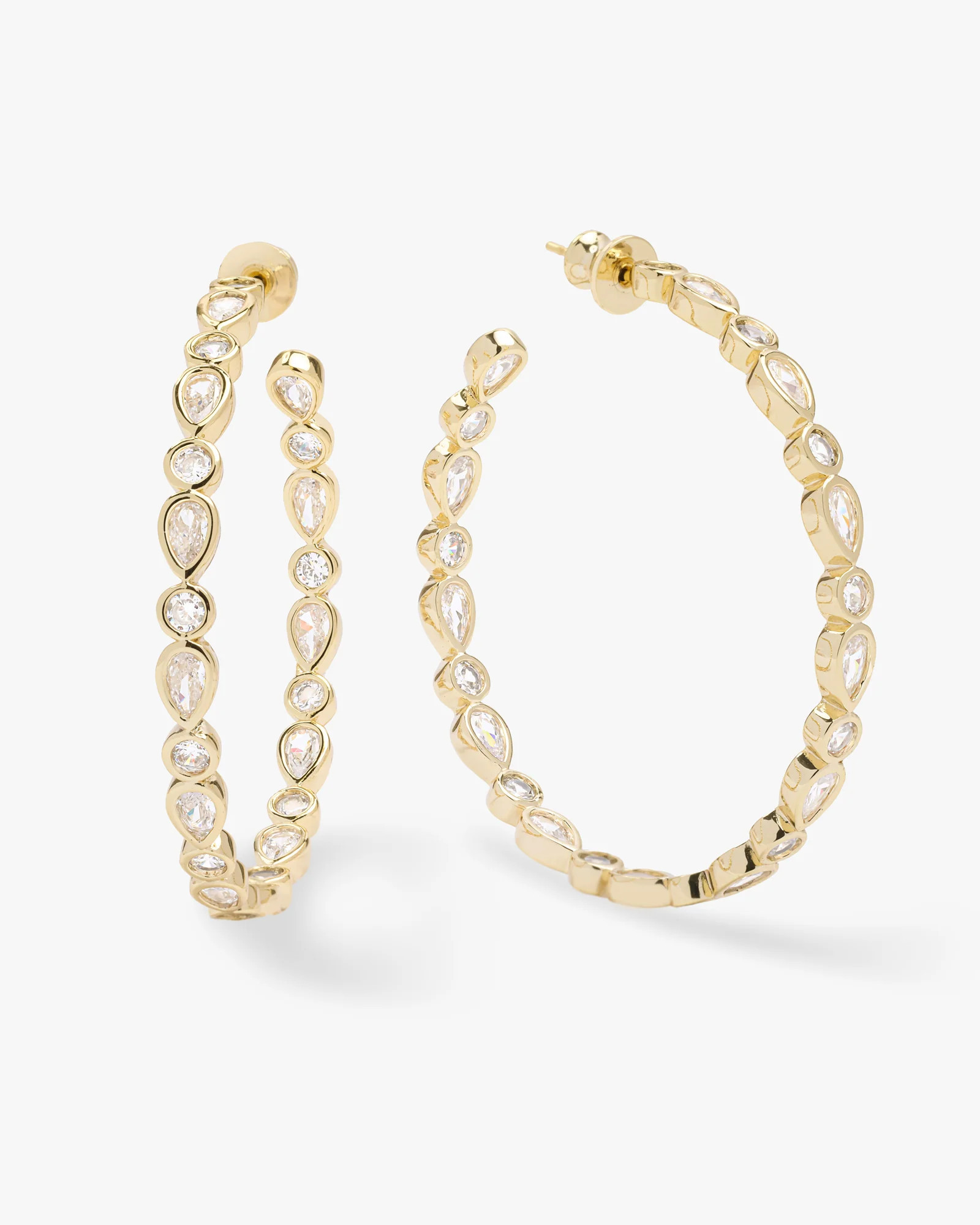 Isla Hoop Earring 2" | Melinda Maria