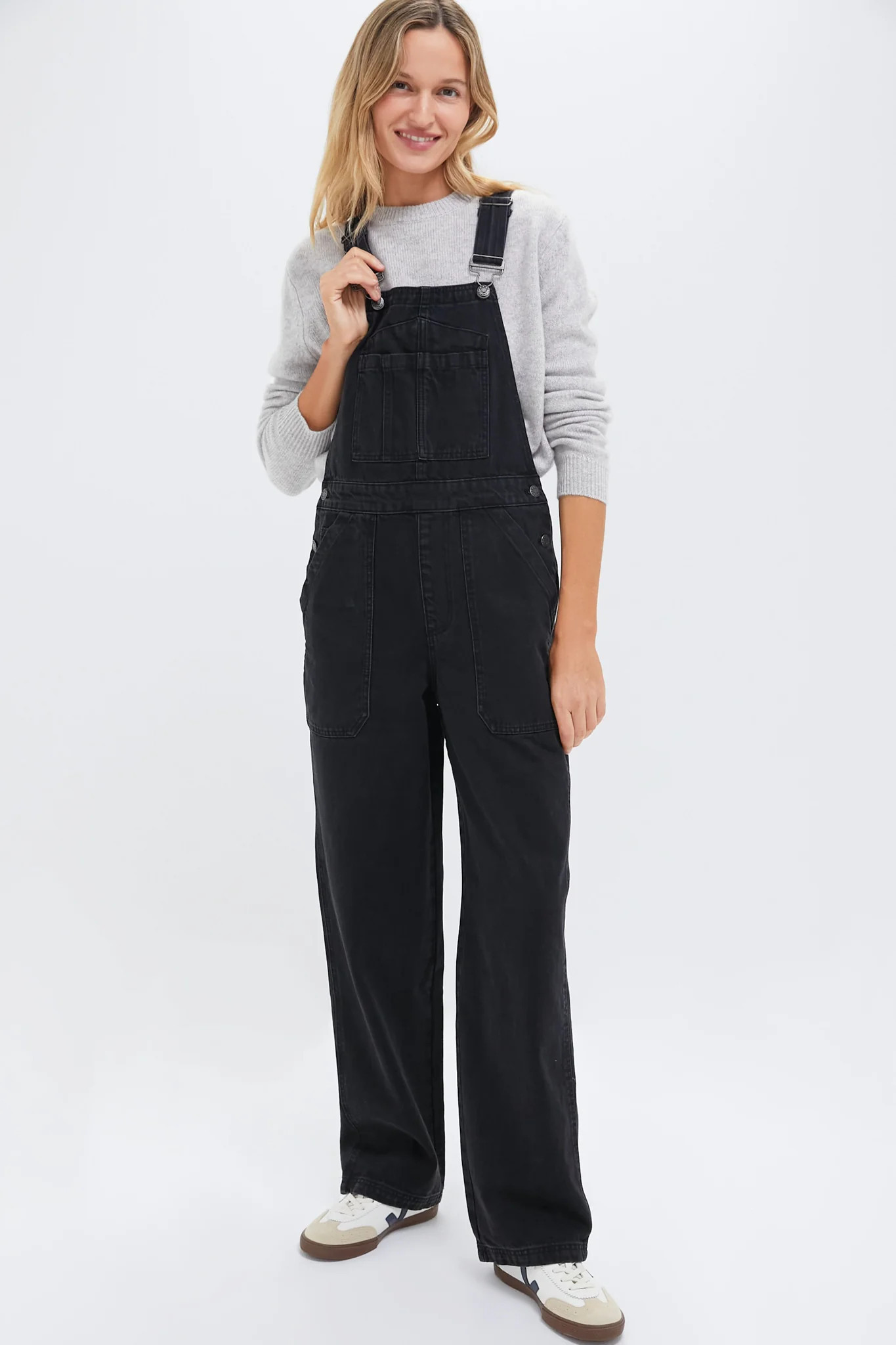 Washed Black Lili Overalls | Tuckernuck (US)