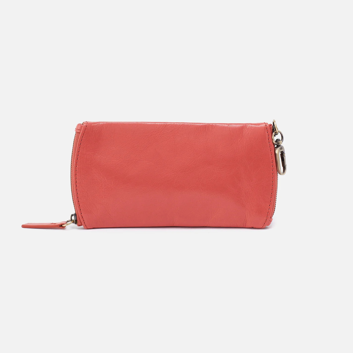 Spark Double Eyeglass Case In Polished Leather - Pink Mirage | HOBO Bags