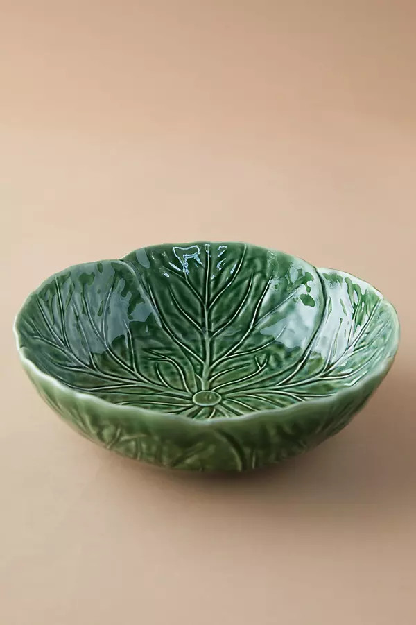 Ceramic Cabbage Bowl in Green, Size: Medium at Terrain | Terrain