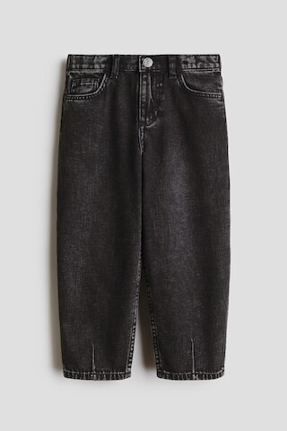 H & M - Loose-Fit Barrel Jeans - Black | H&M (US + CA)