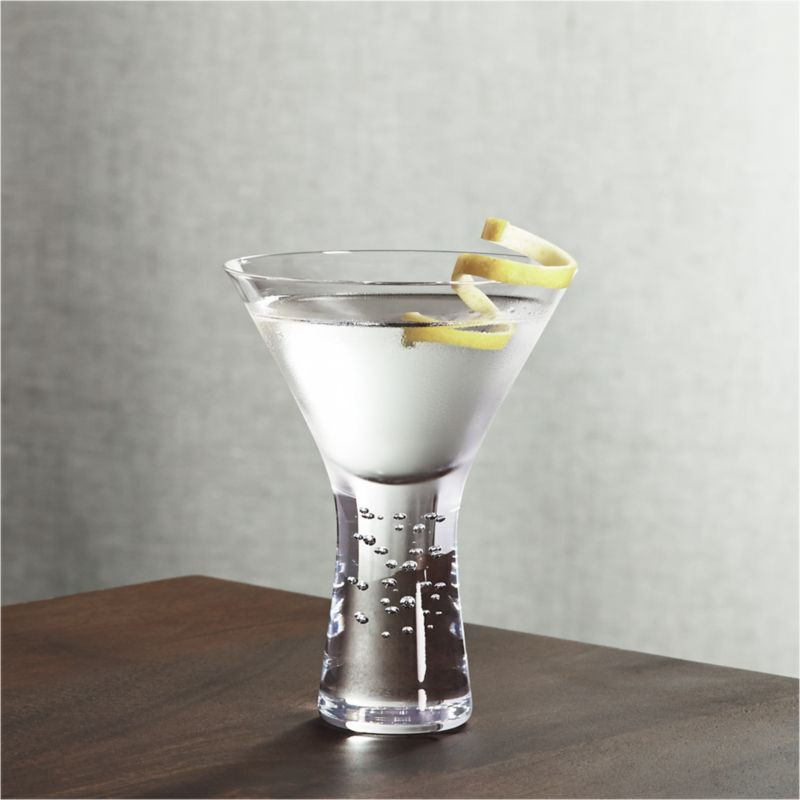 Verve Martini Glass + Reviews | Crate and Barrel | Crate & Barrel
