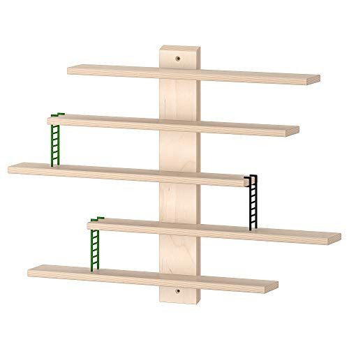 IKEA LUSTIGT Wall Shelf,Wooden, 37x37 cm (14 5/8x14 5/8") | Amazon (US)