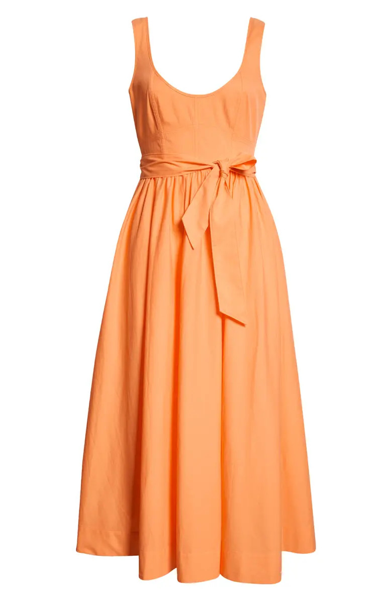 Cinq à Sept Kilah Cotton Blend Midi Dress | Nordstrom | Nordstrom