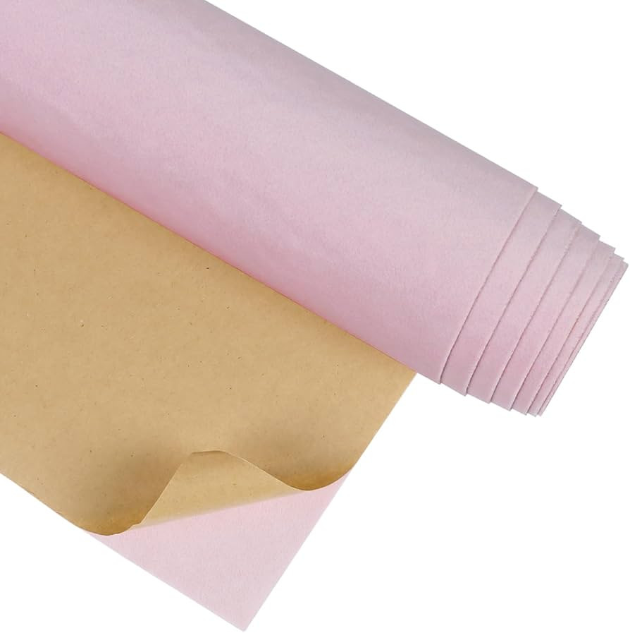 CRE8TIVE Pale Pink Self Adhesive Velvet Flocking Liner for Jewelry Drawer Box Lining Velvet Fabri... | Amazon (US)