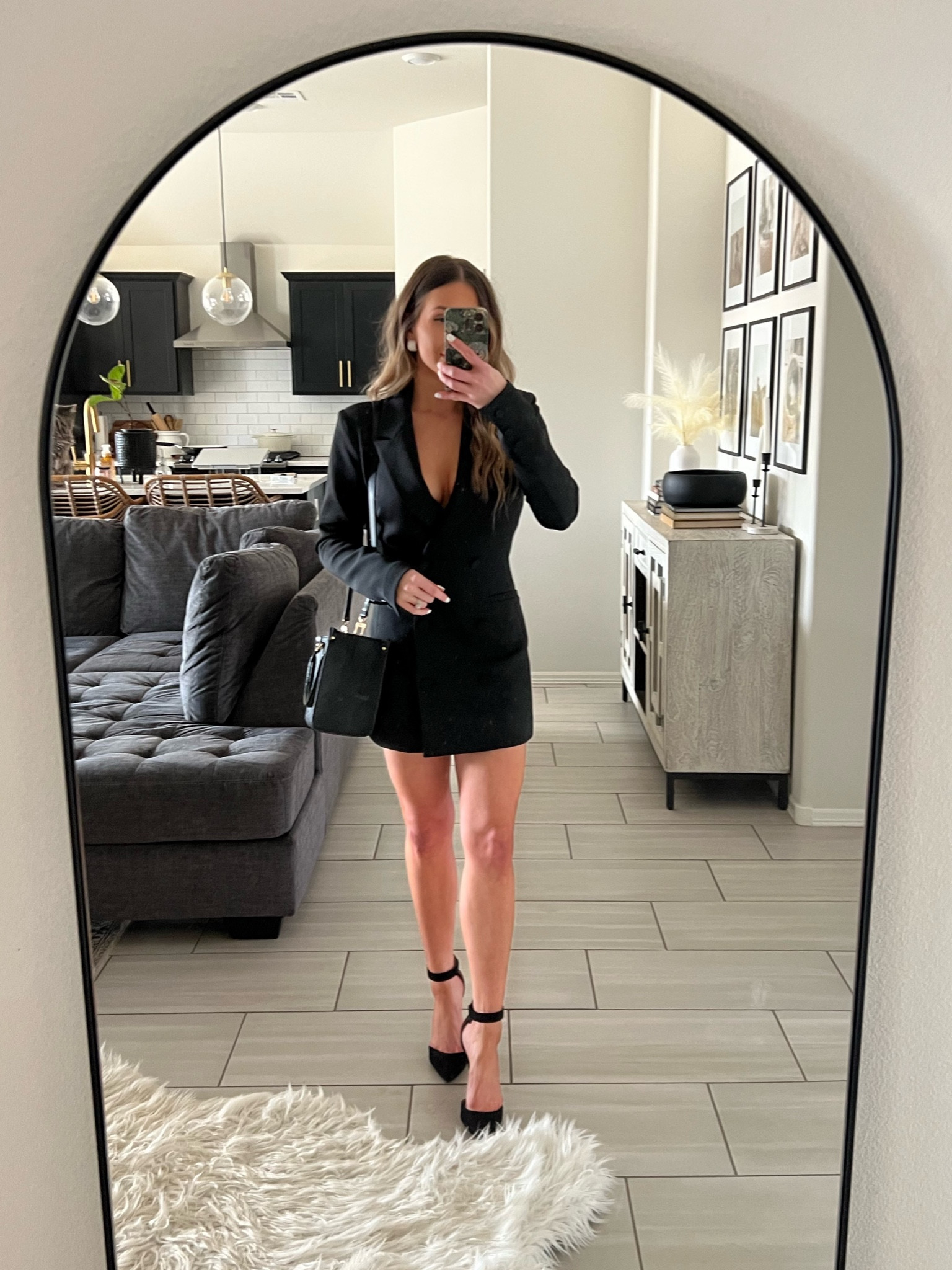 Blazer Dress | Wearing a size 0#LTKworkwear #LTKstyletip

#LTKSeasonal