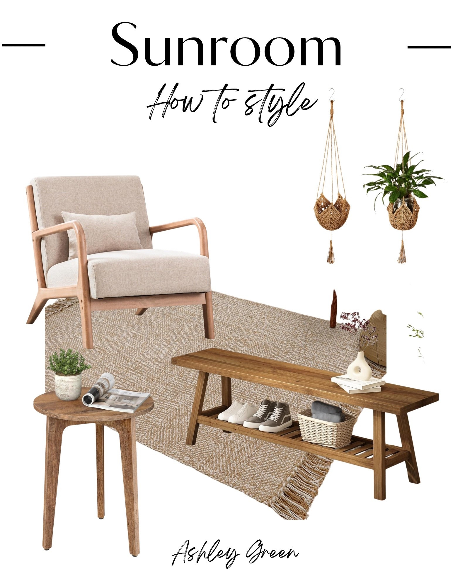 If you’re needing g to style a small sunroom this summer, here’s some great ideas. Add cushions to the top of the bench for extra seating and another chair! 

#LTKSeasonal #LTKHome