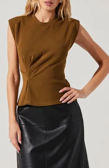 ASTR the Label Pinched Fabric Top | Nordstrom | Nordstrom