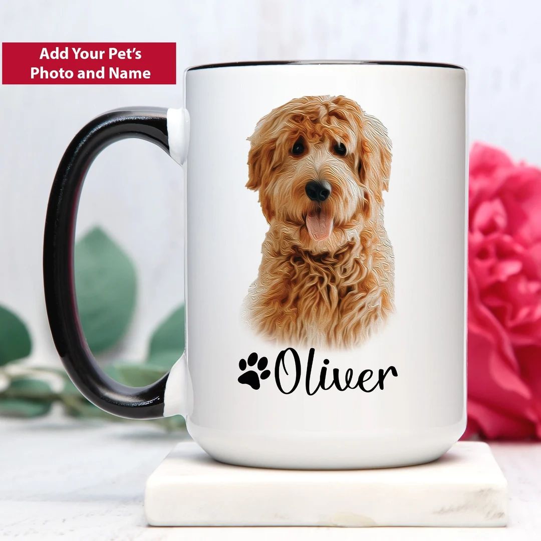 Custom Pet Gifts, Custom Pet Coffee Mug, Dog Coffee Mug, Dog Photo Mug, Dog Picture Mug, Dog Phot... | Etsy (US)