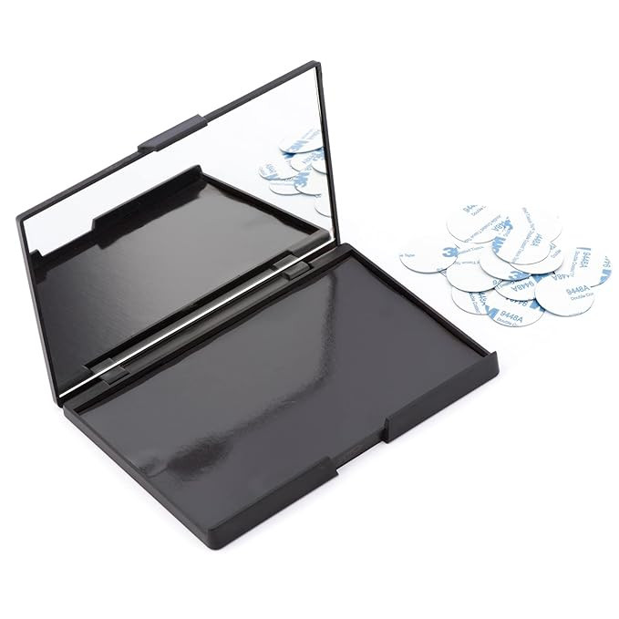 Allwon Empty Magnetic Plastic Eyeshadow Makeup Palette with 15Pcs Adhesive Empty Palette Metal St... | Amazon (US)