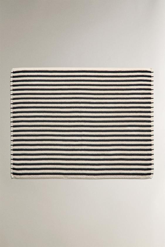 COLORED STRIPE BATH MAT | Zara US