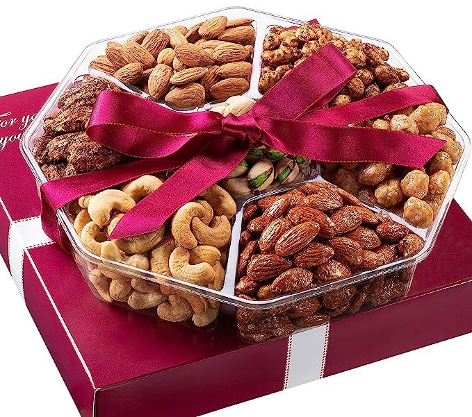 Fathers Day Nuts Gift Basket - Great Gift for Fathers Day - Assortment Of Sweet & Salty Dry Roast... | Amazon (US)