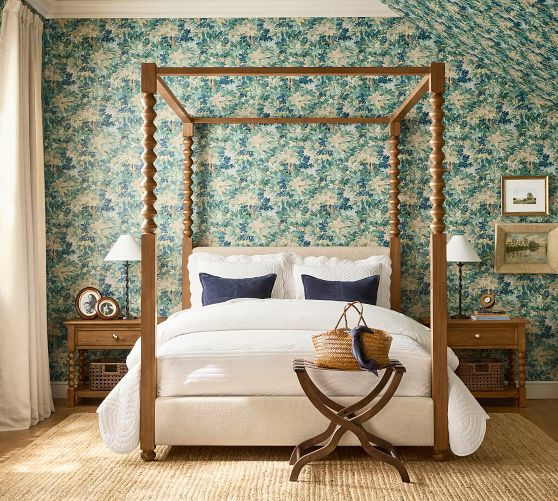 Chris Loves Julia Canopy Bed | Pottery Barn (US)