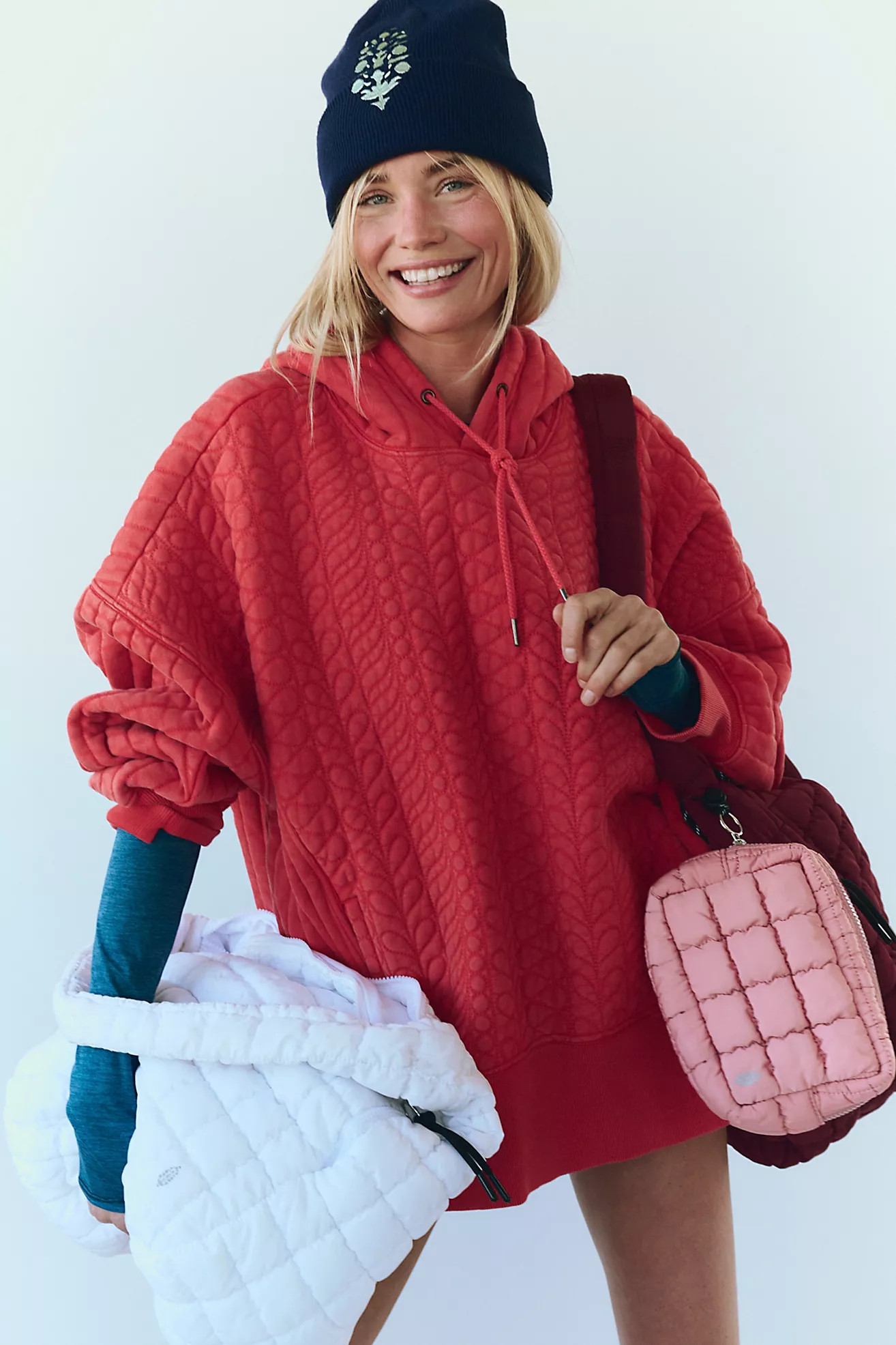 Sprint To The Finish Quilted Hoodie | Free People (Global - UK&FR Excluded)