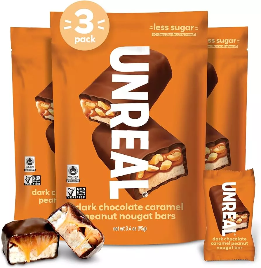 Unreal Dark Chocolate Covered Peanut Gems - 5oz : Target