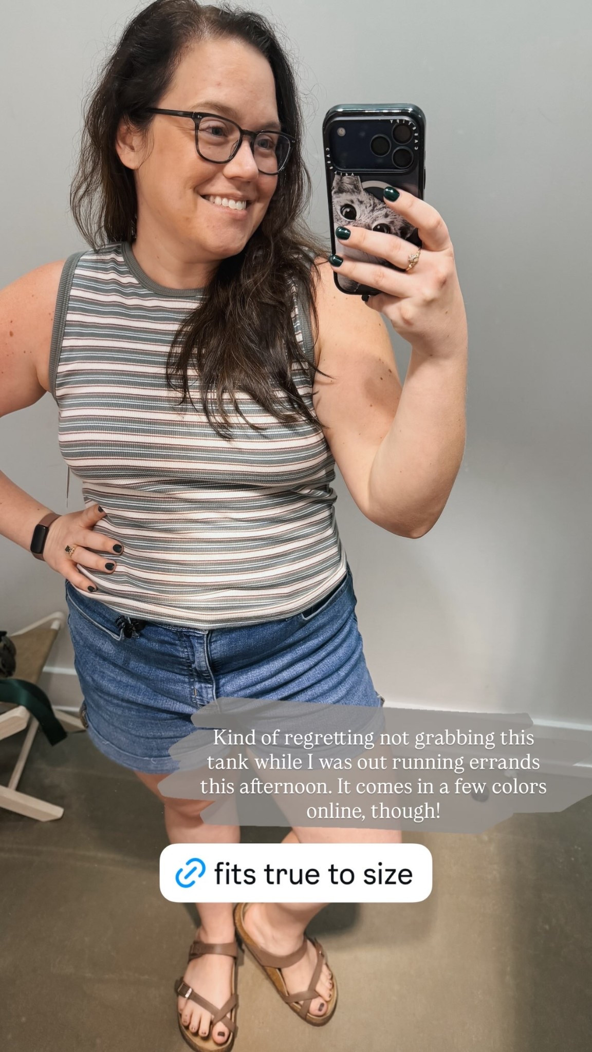 Kind of regretting not grabbing this tank while I was out running errands this afternoon. It comes in a few colors online, though! Fit is true to size

#LTKPetite #LTKMidsize #LTKSaleAlert