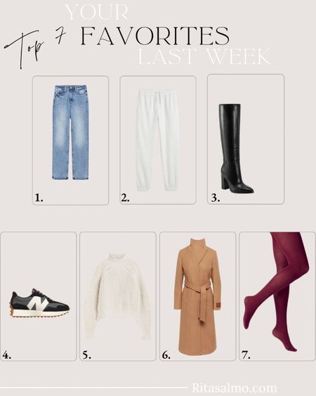 Top 7 best sellers from last week 
Fashion inspo | everyday style | petite fashion | Rita Salmo 

#LTKstyletip #LTKover40