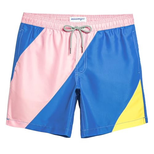 maamgic Mens Swim Trunks Quick Dry Swim Shorts with Mesh Lining Funny Swimwear Bathing Suits 7inc... | Amazon (US)