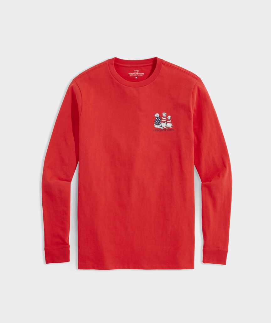 Americana Dogs Long-Sleeve Tee | vineyard vines
