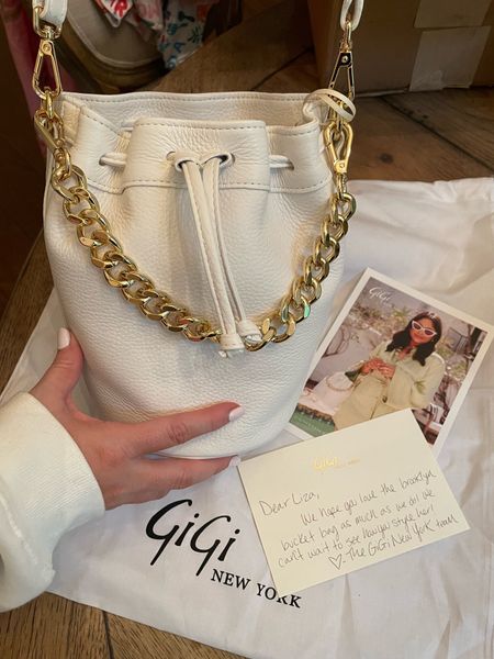 Omg Gigi New York is the best and sent over one of their bucket bags! I love her!! Use LIZA15 to save sitewide! Code will expire 6/14. Linking this one and my other Gigi faves 

#LTKItBag