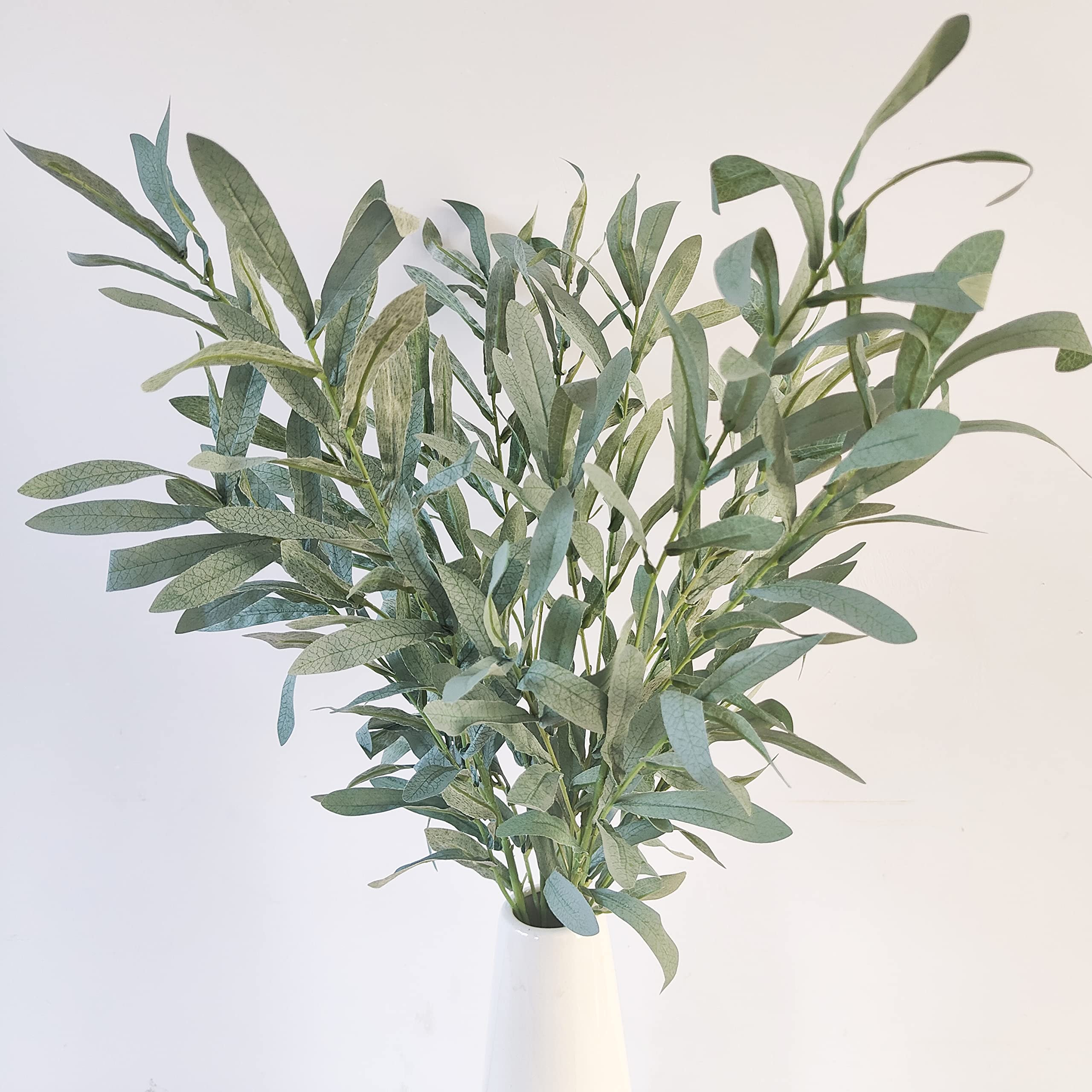 4pcs Faux Greenery Branches Stems Fake Olive Branches Artificial Plants for Vase Home Party Decor... | Amazon (US)