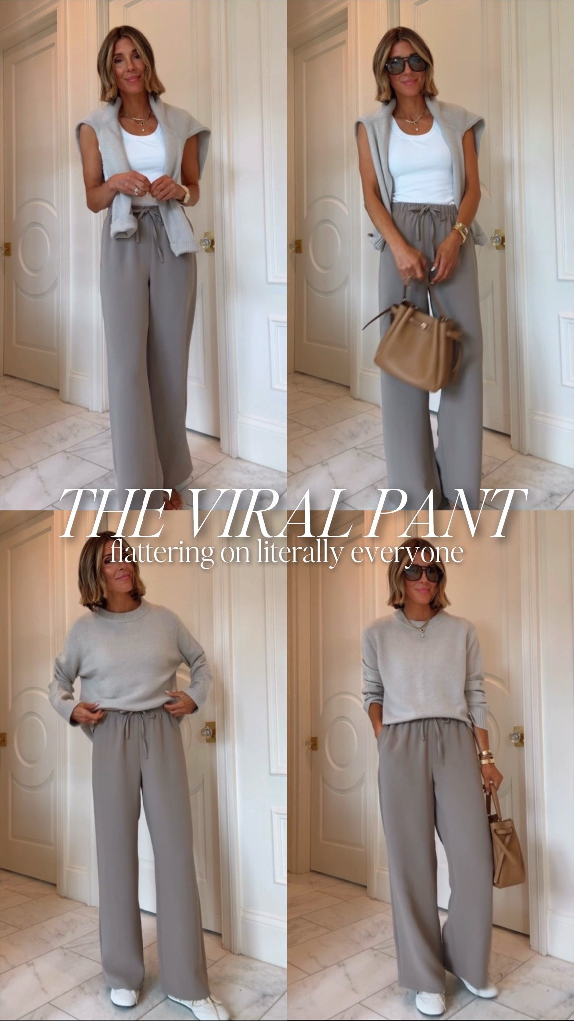 The pants you’ll wear on repeat 🙌🏻 So versatile and easy to style—dress them up for dinner, wear them for travel, or keep it casual with sneakers + a sweater. The perfect alternative to jeans or leggings!

I'm 5'7 wearing size small regular