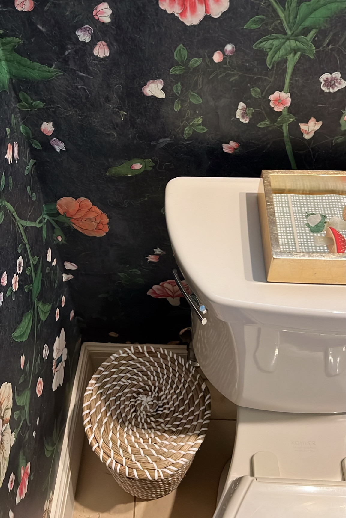 My favorite powder room basket trash can with lid and liner. Serena & Lily look for less 💕

#LTKfamily #LTKhome #LTKfindsunder50