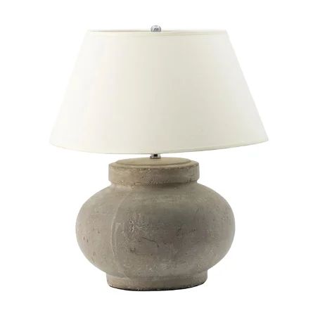 Williston Forge Galaviz Gray Table Lamp with Outlet | Wayfair | Wayfair North America