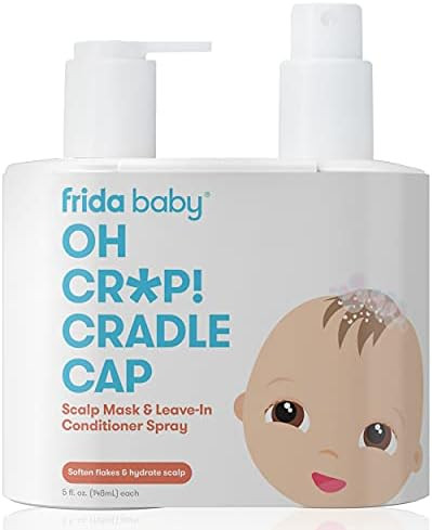 Oh CRP! Cradle Cap Flake Fixer Scalp Spray + Scalp Mask Duo by Frida Baby Soothes Baby's Scalp, P... | Amazon (US)