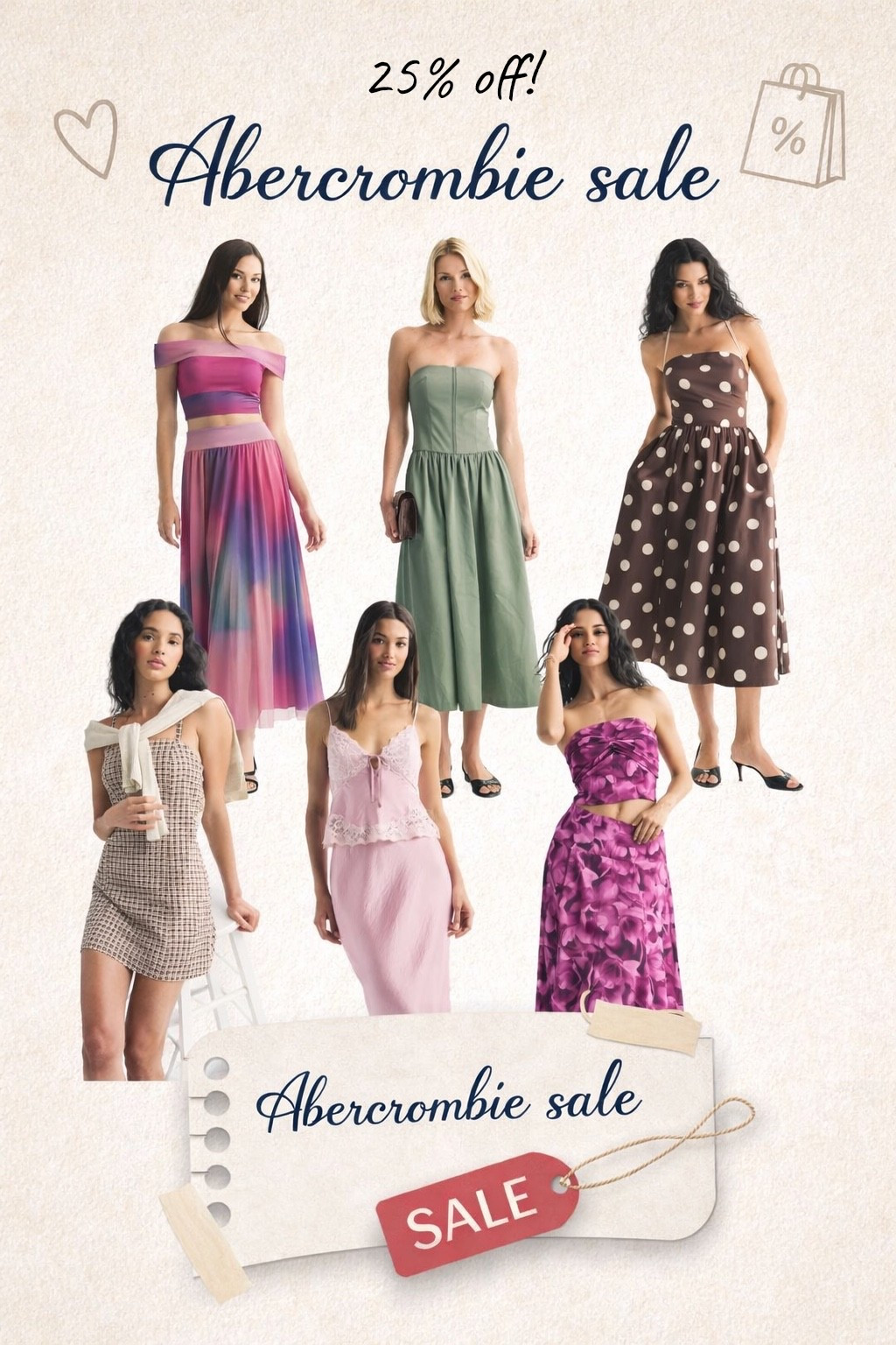 Abercrombie is 50% off dresses right now!!! They are on sale and then you get an extra 25%  for the LTK spring sale! Shop here in the app or copy the promo code and click “shop now” Here’s some of my favs!

#LTKSaleAlert #LTKSpringSale #LTKOver40