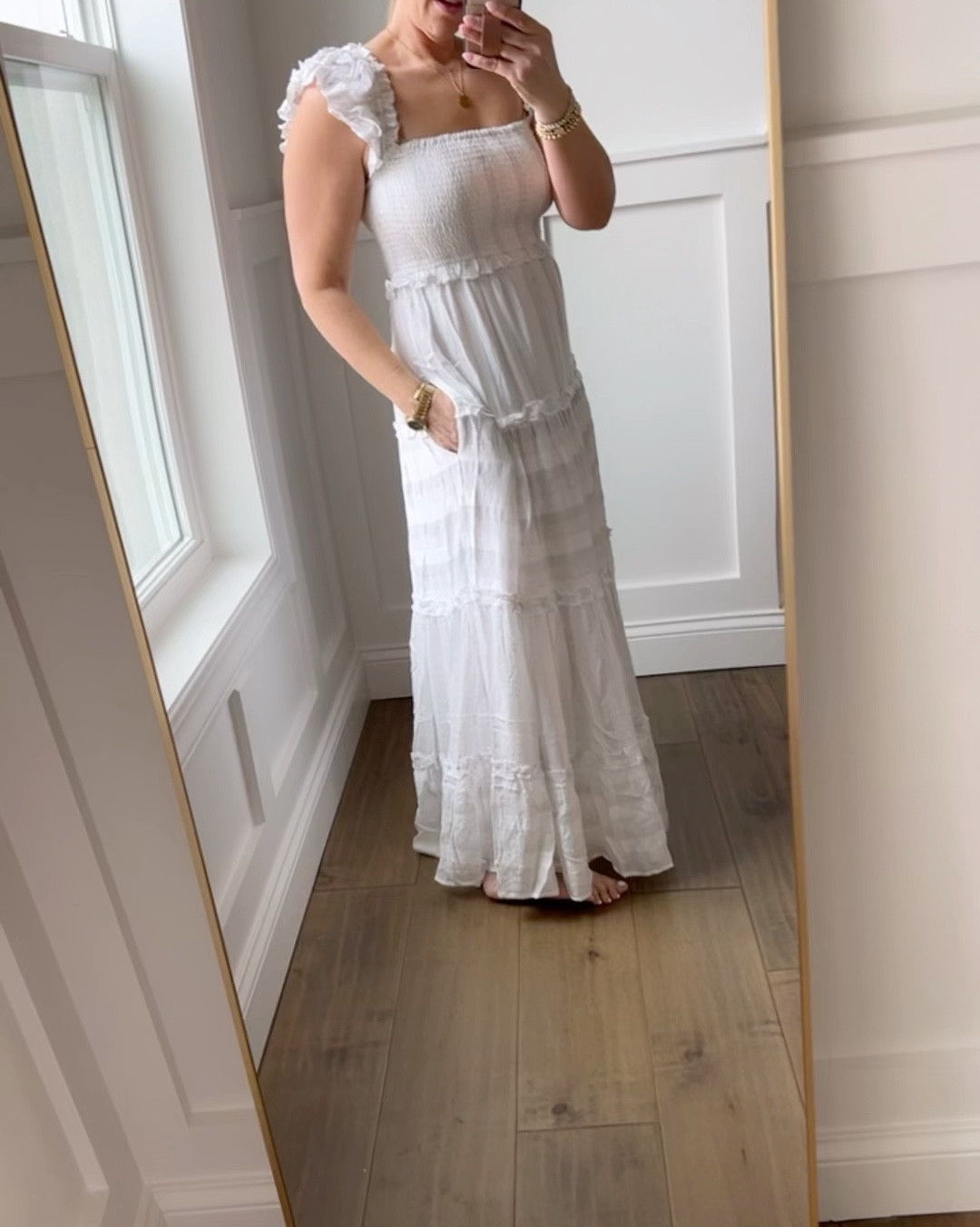 Spring break
Swim coverup
Maxi dress
Vacation style
White maxi

I am a size 8 and went with the med/large size 



#LTKSwim #LTKSeasonal #LTKTravel