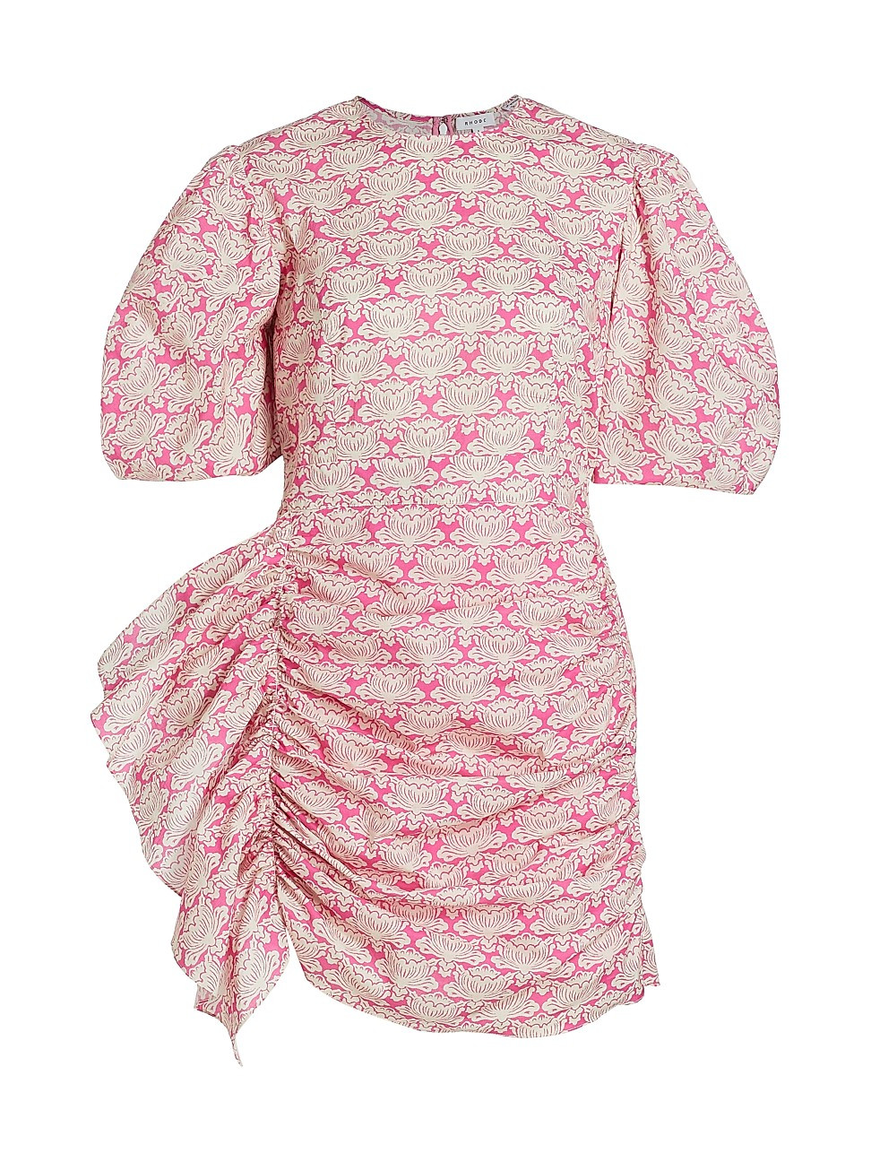 Pia Printed Ruffled Cotton Minidress | Saks Fifth Avenue