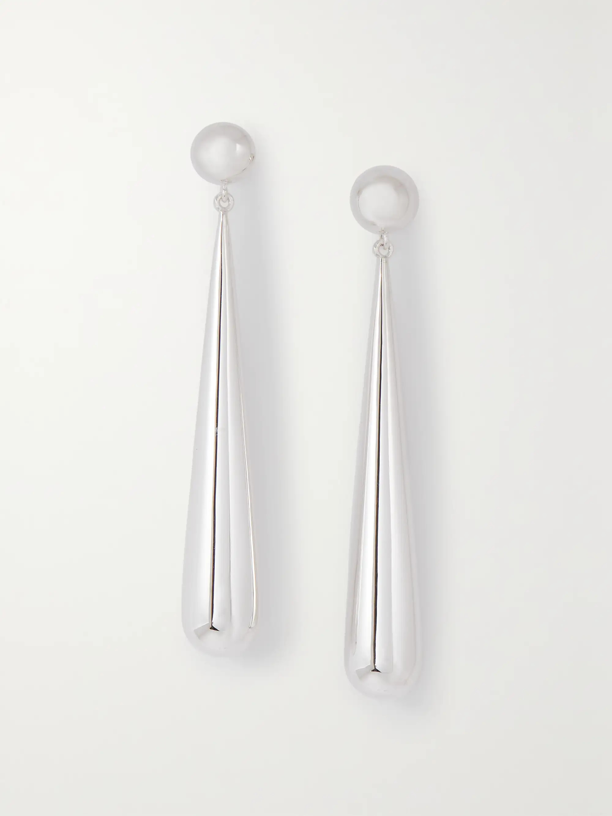 The Louise silver earrings | NET-A-PORTER (US)