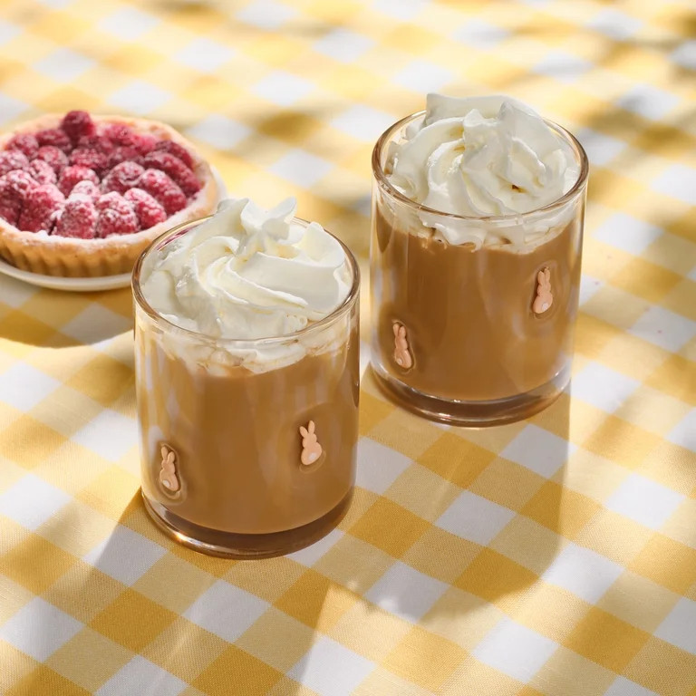 Thyme & Table 12 fl oz Easter Bunny Charm Drinking Glasses, Set of 2 | Walmart (US)