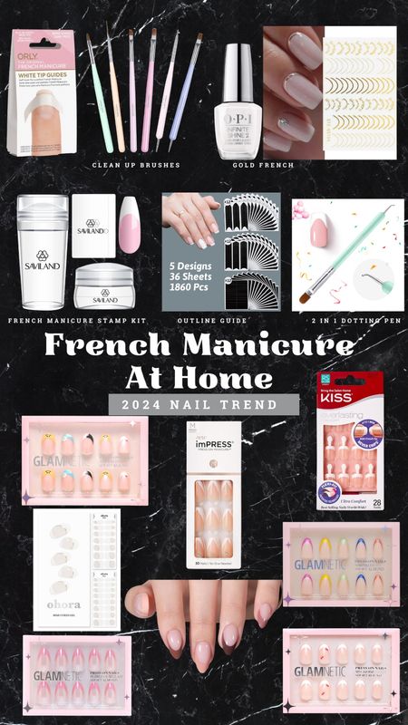 French manicure \ French manicure at home \ best press on nails \ best on nails from Amazon \ Amazon nail supplies | 2024 nail trends | French manicure nail supplies from Amazon ~ Amazon, nail care | 2024 nail design

#LTKbeauty #LTKFestival #LTKstyletip
