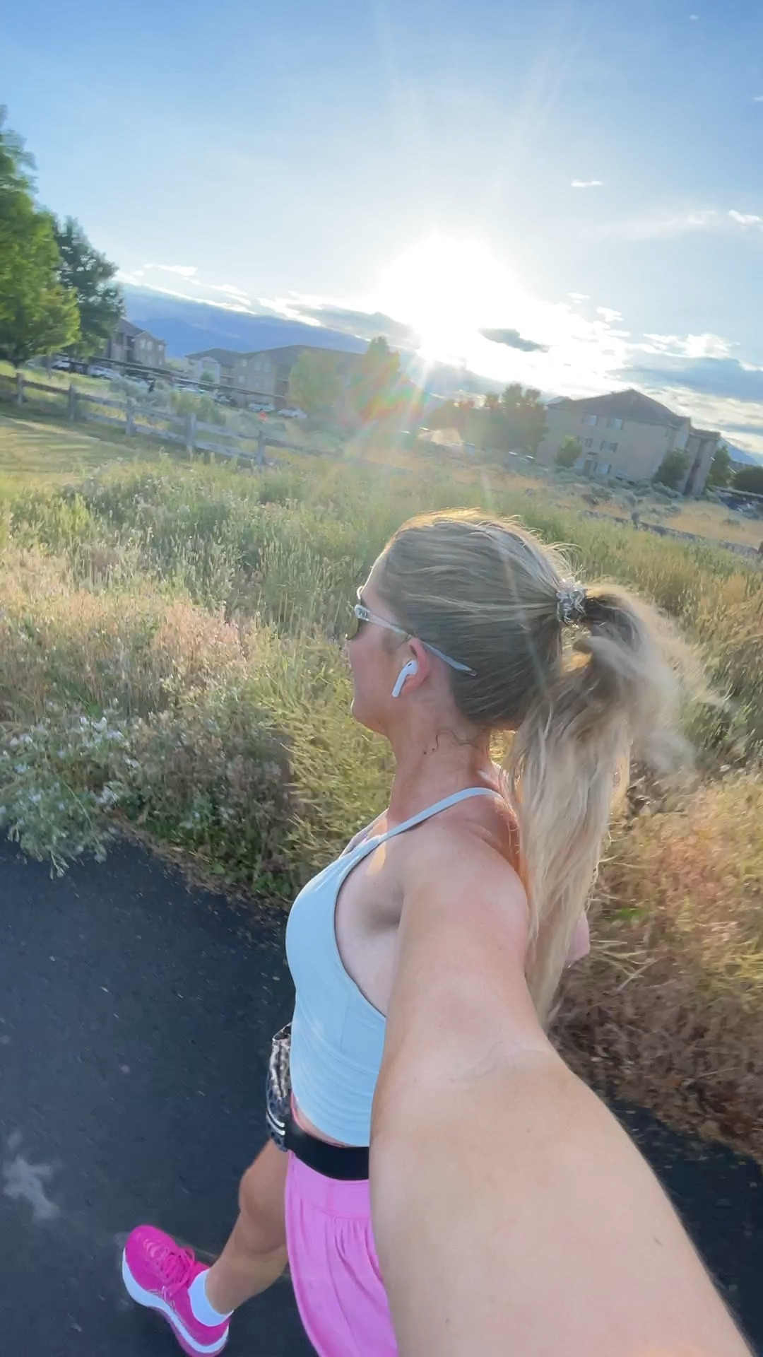 Running outfit for summer! Obsessed with these athletic  shorts and this top cause they’re so buttery soft!! Come in more colors!
Pink Shorts: true to size
Sports bra top: true to size 
Running shoes: I size up half!

| runner | running outfit | running sneakers | running shorts | workout outfit | athletic outfit | fitnesss

#LTKFitness #LTKFindsUnder100 #LTKActive